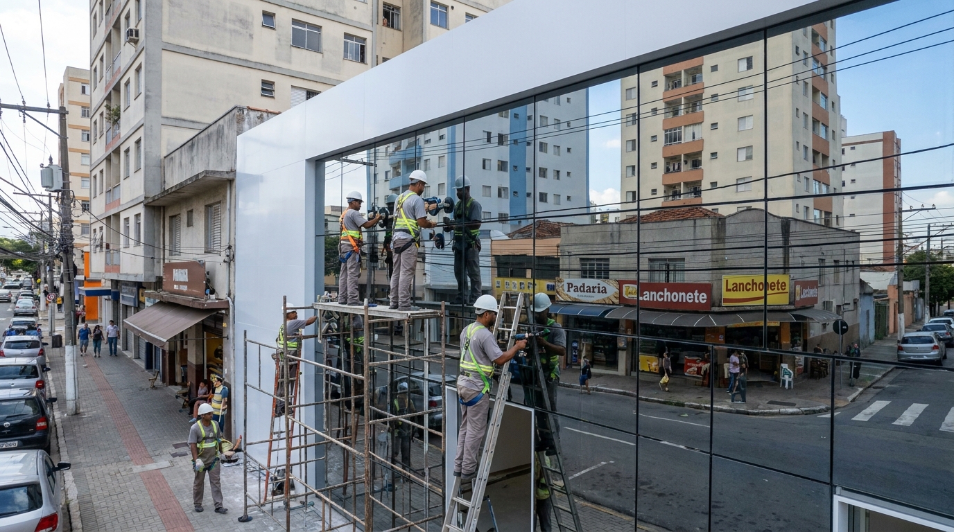 Fechamentos em Vidro no Jardim Reginalice, Barueri‑SP