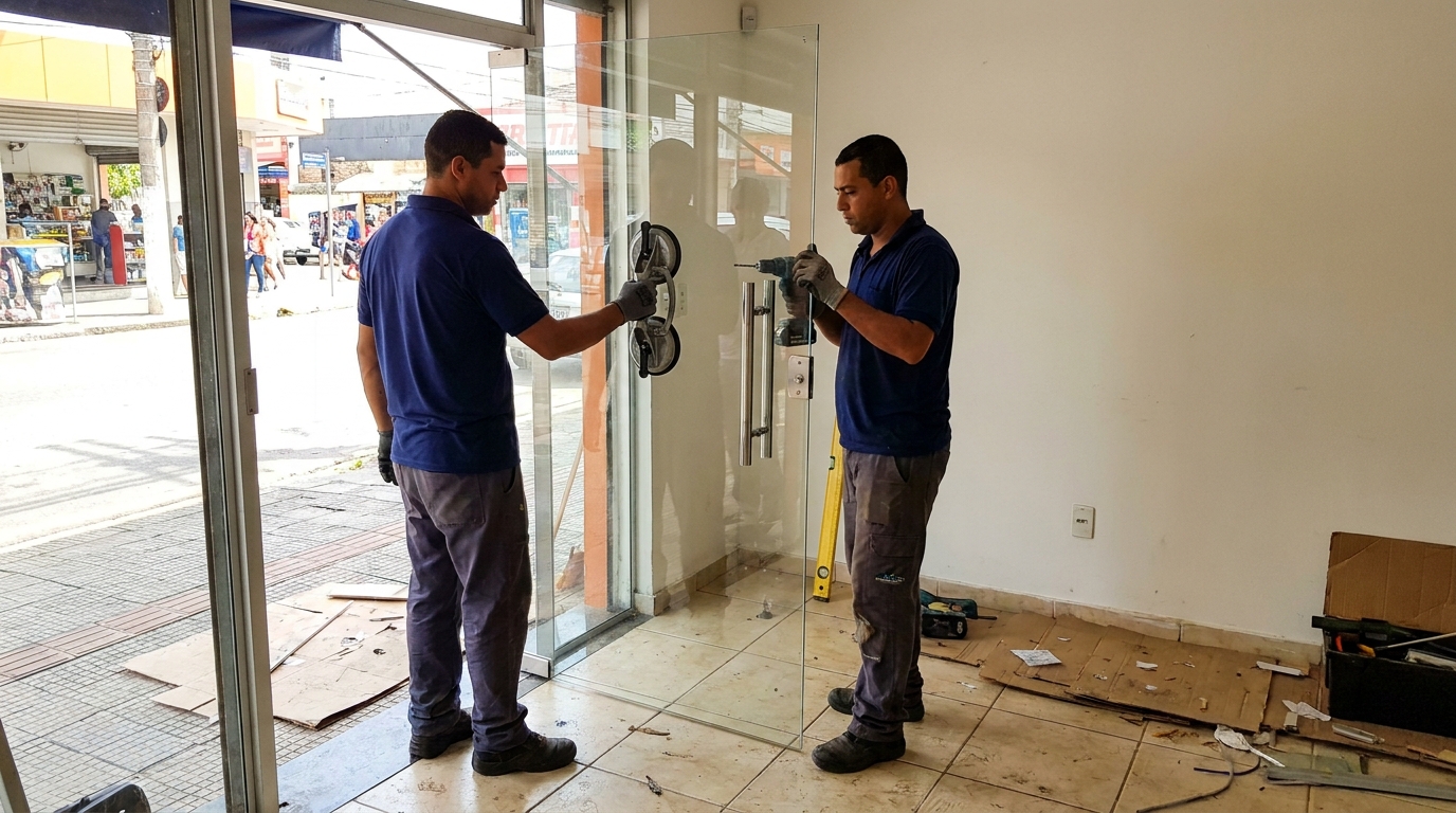 Portas em Vidro na Vila Mutinga, Barueri‑SP